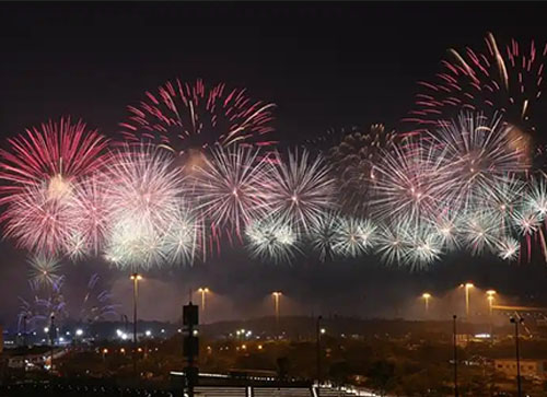 常宁市焰火晚会